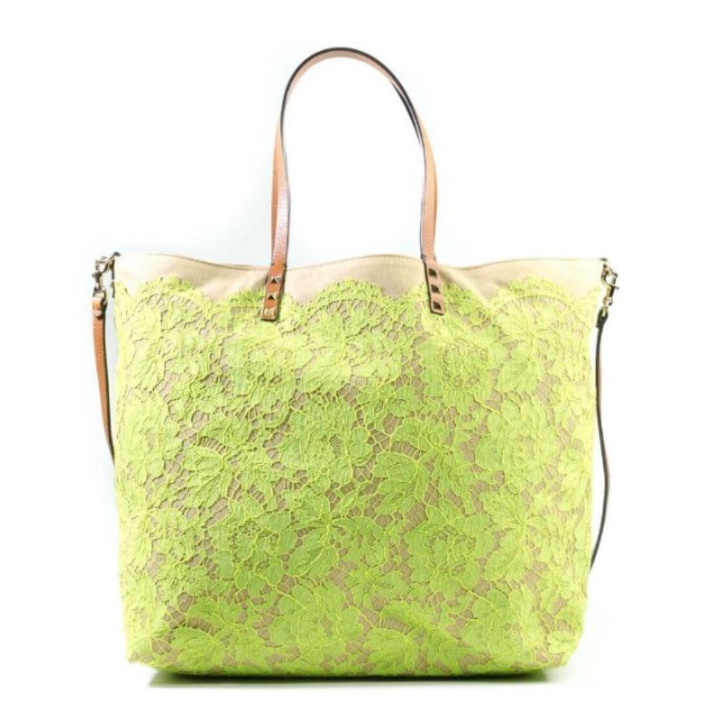 Valentino Reversible Lace Tote